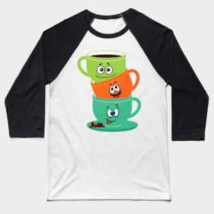 Big Face Coffee Owner Baseball T-Shirt